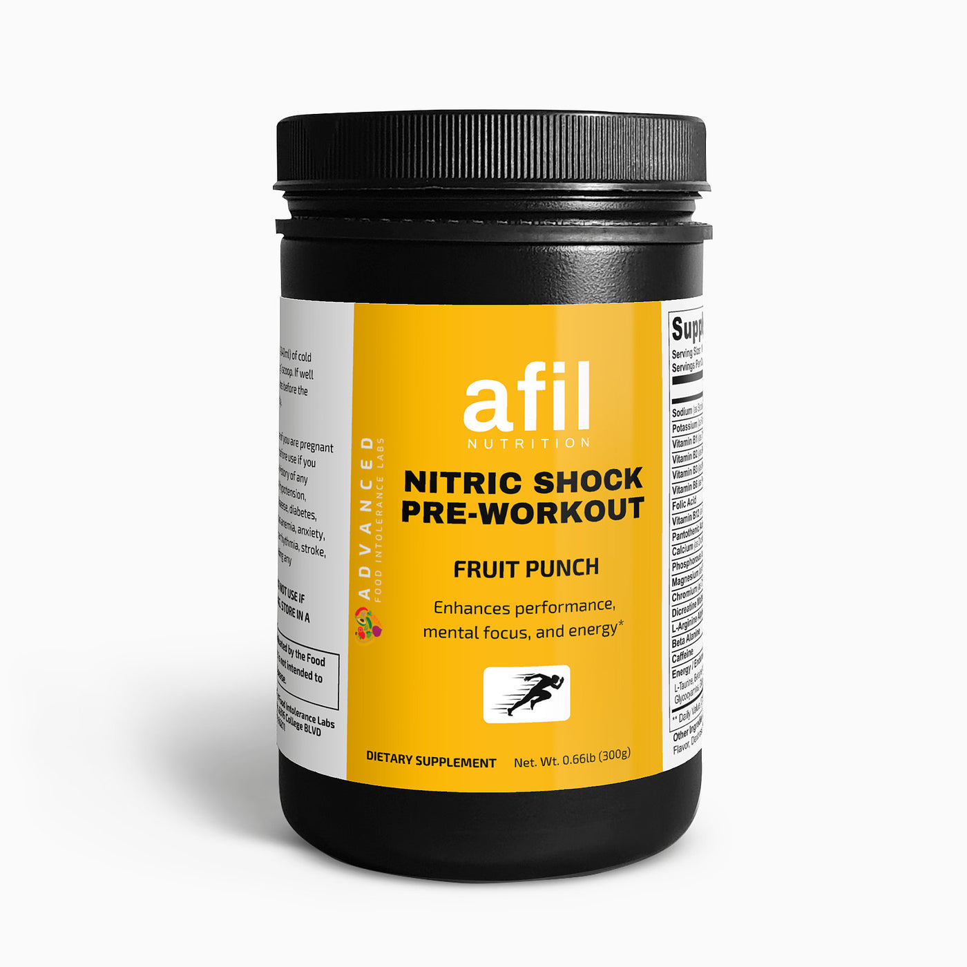 Nitric Shock Pre-Workout Powder (Fruit Punch)