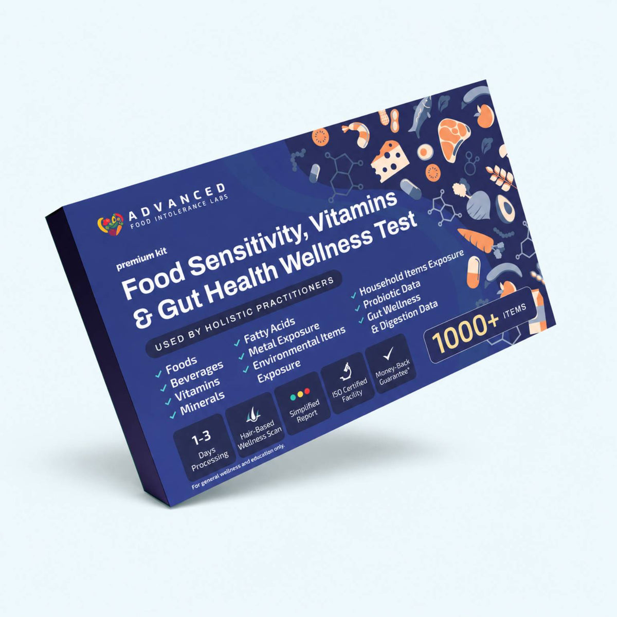 Advanced Food Intolerance Labs food sensitivity vitamins and gut health test kit